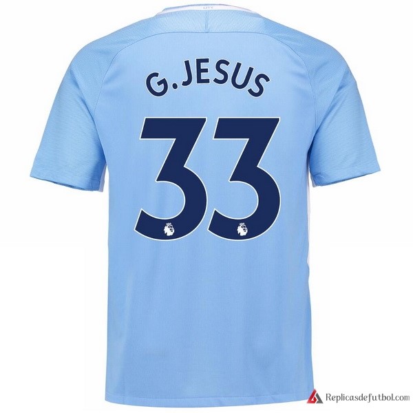 Camiseta Manchester City Primera equipación G.Jesus 2017-2018